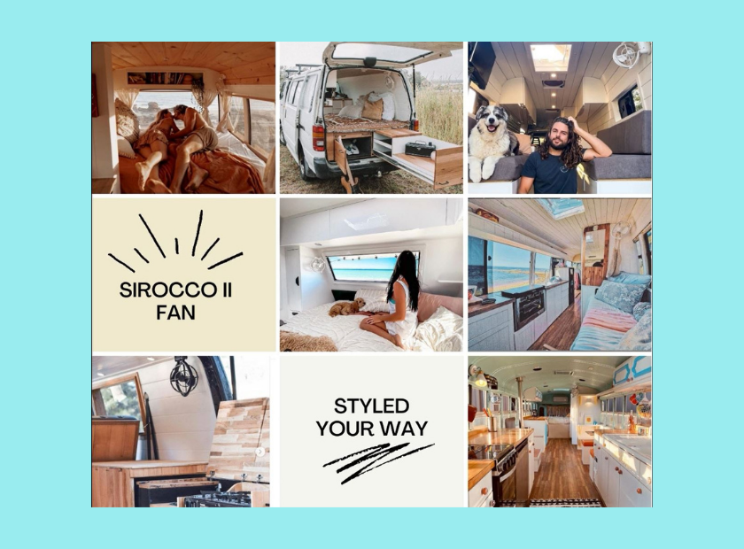 How to Style the Sirocco II Fan in Your RV